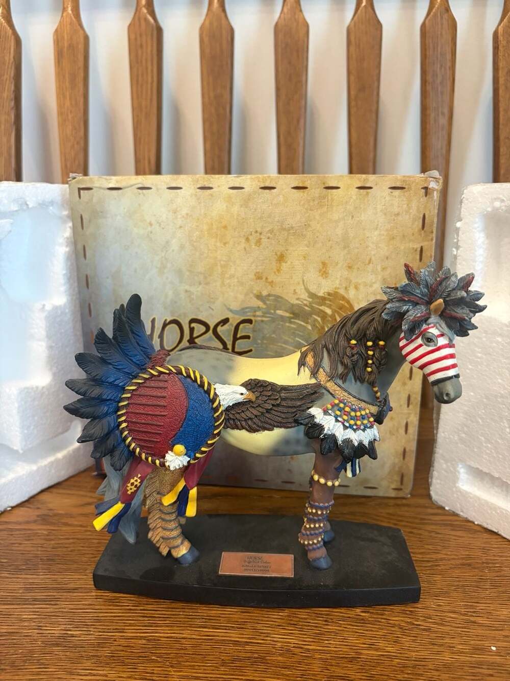 Horse of a Different Color Eagle Spirit Figurine 00443/10000